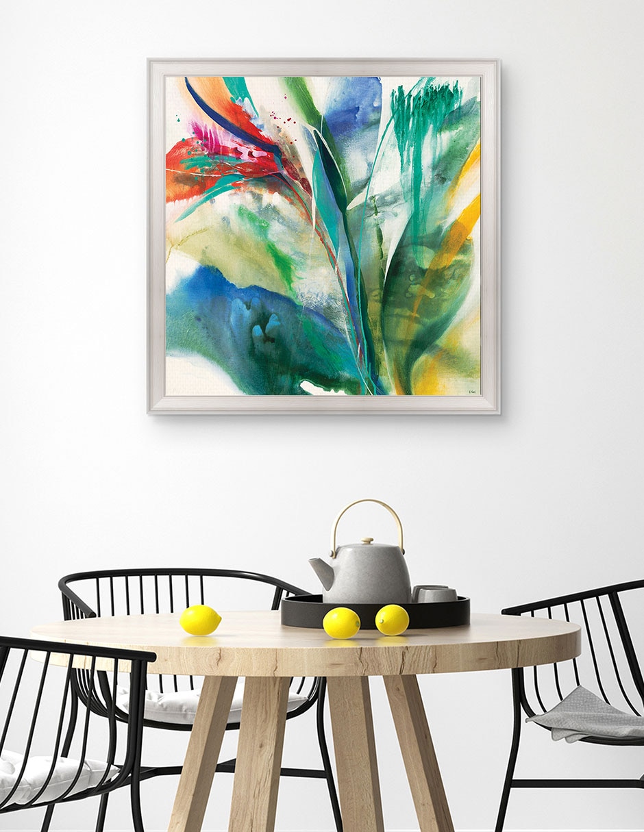 Cuadro decorativo Ave del Paraíso de K. Nari técnica mixta 2