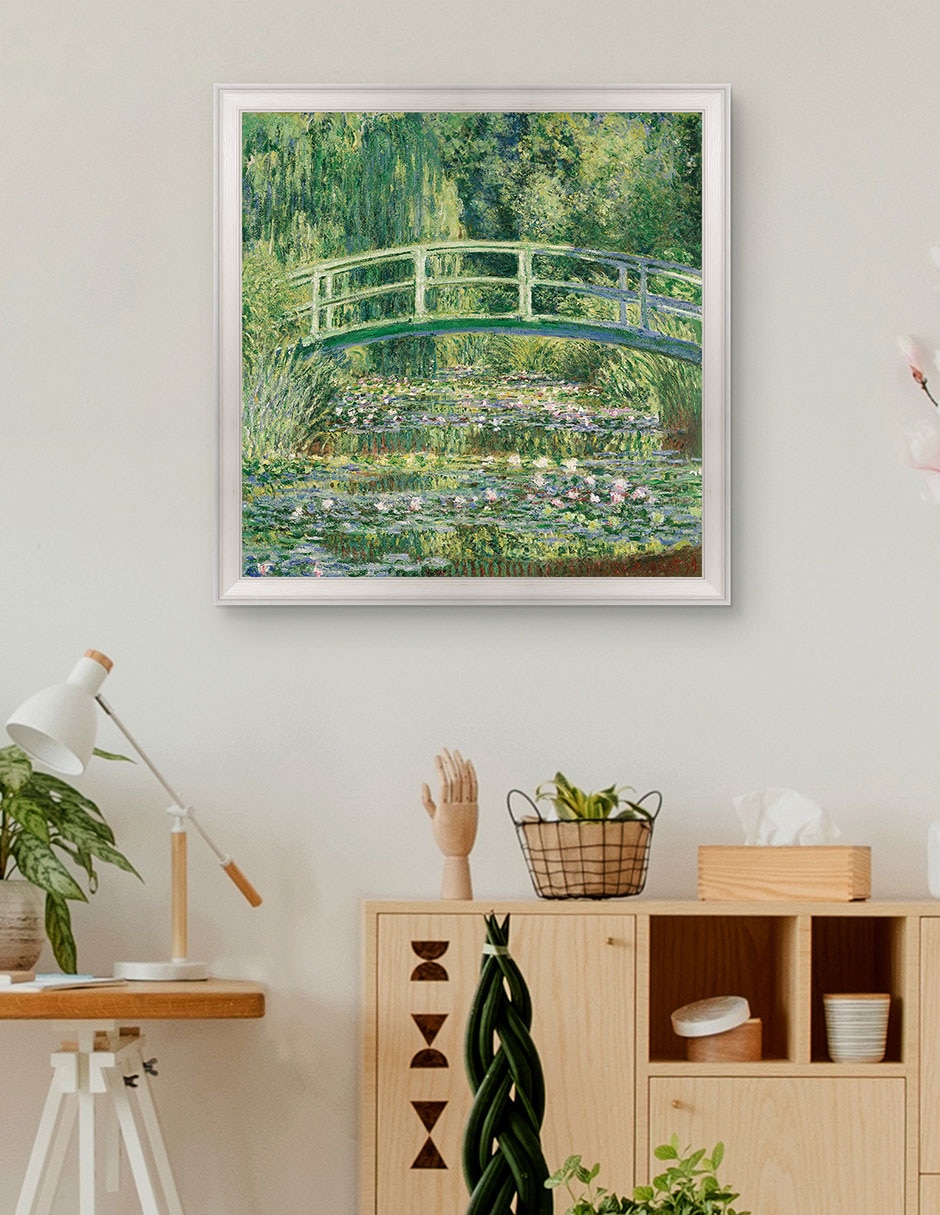 Cuadro decorativo Monet – Puente japonés de nenúfares de Portfolio Arts Group técnica mixta 2