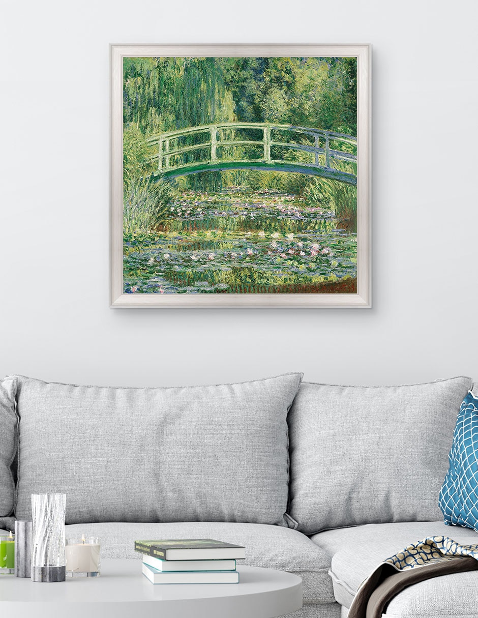 Cuadro decorativo Monet – Puente japonés de nenúfares de Portfolio Arts Group técnica mixta 3