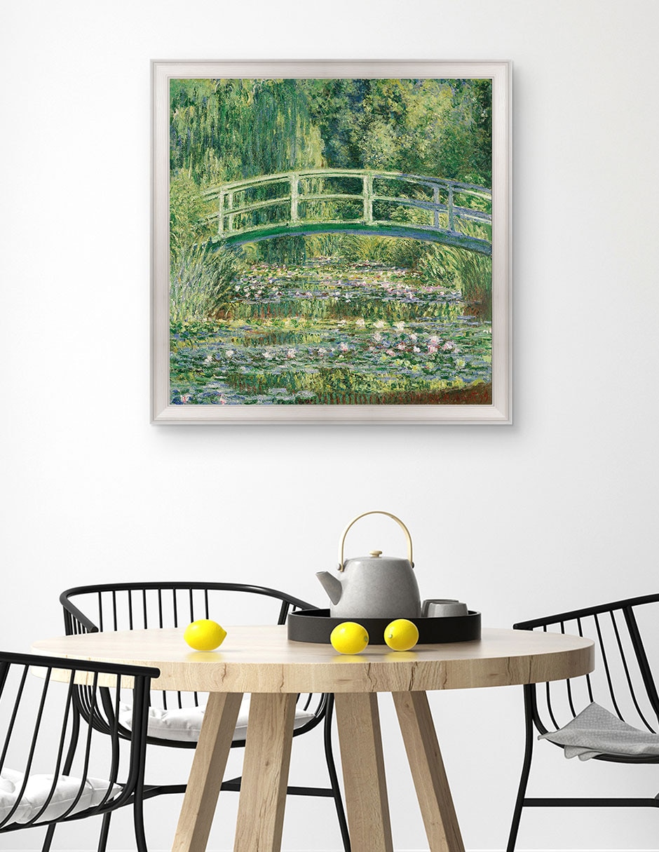 Cuadro decorativo Monet – Puente japonés de nenúfares de Portfolio Arts Group técnica mixta 4