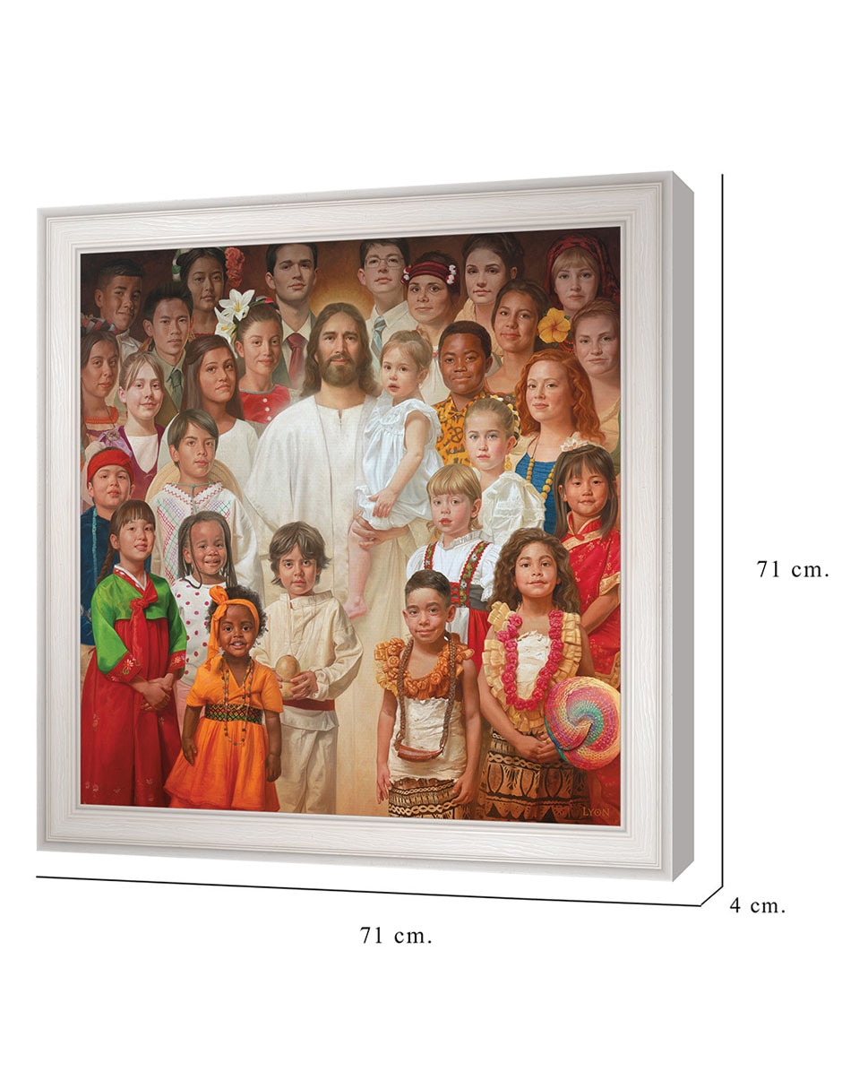 Cuadro decorativo Hijo de Dios de Howard Lyon técnica mixta 2