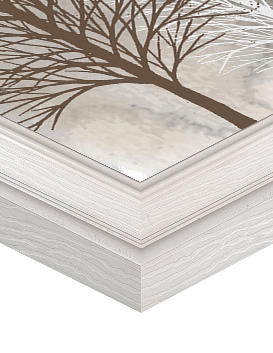 Cuadro decorativo Árbol invernal de Heather Hayes técnica mixta 5