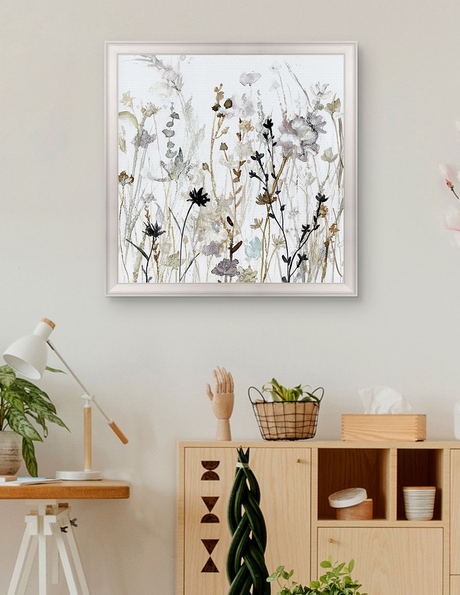 Cuadro decorativo Niebla de flores silvestres II de Carol Robinson técnica mixta 2