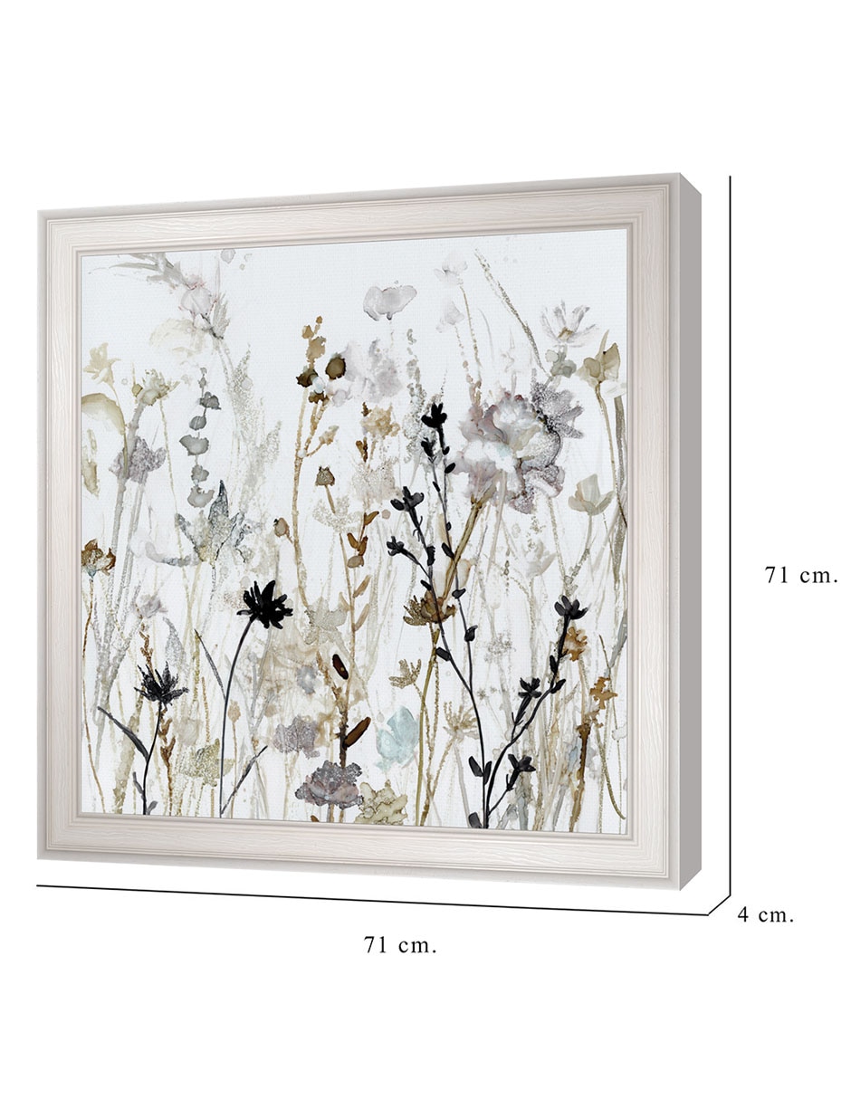 Cuadro decorativo Niebla de flores silvestres II de Carol Robinson técnica mixta 8