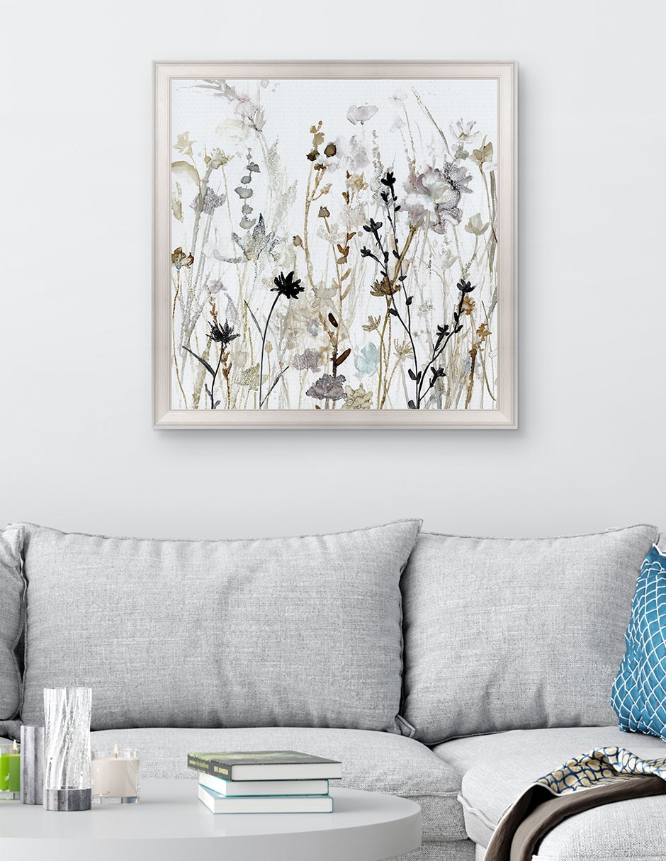 Cuadro decorativo Niebla de flores silvestres II de Carol Robinson técnica mixta 3