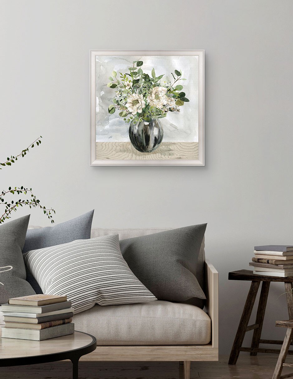 Cuadro decorativo Floral sofisticado de Carol Robinson técnica mixta 5