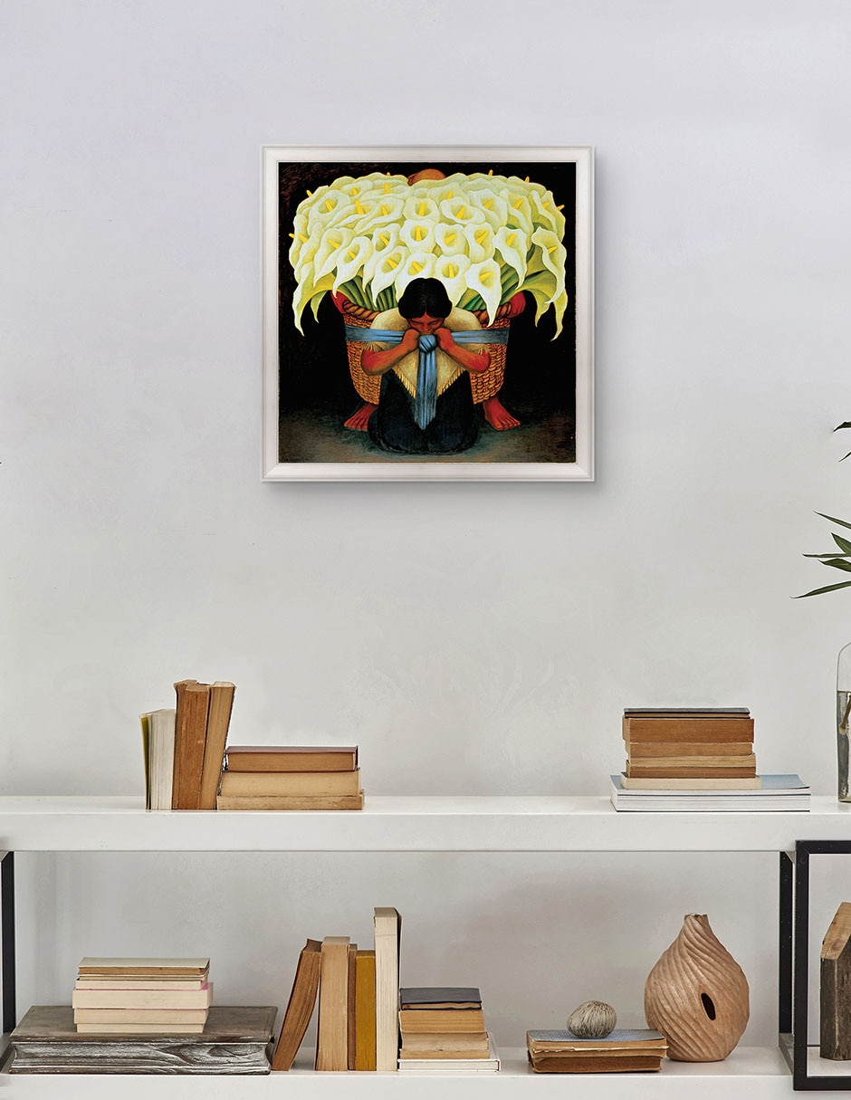 Cuadro decorativo Rivera – El vendedor de alcatraces de Portfolio Arts Group técnica mixta 3