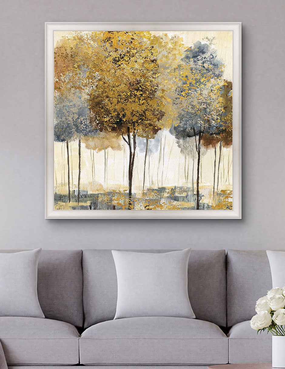Cuadro decorativo Bosque metálico I de Nan técnica mixta 2