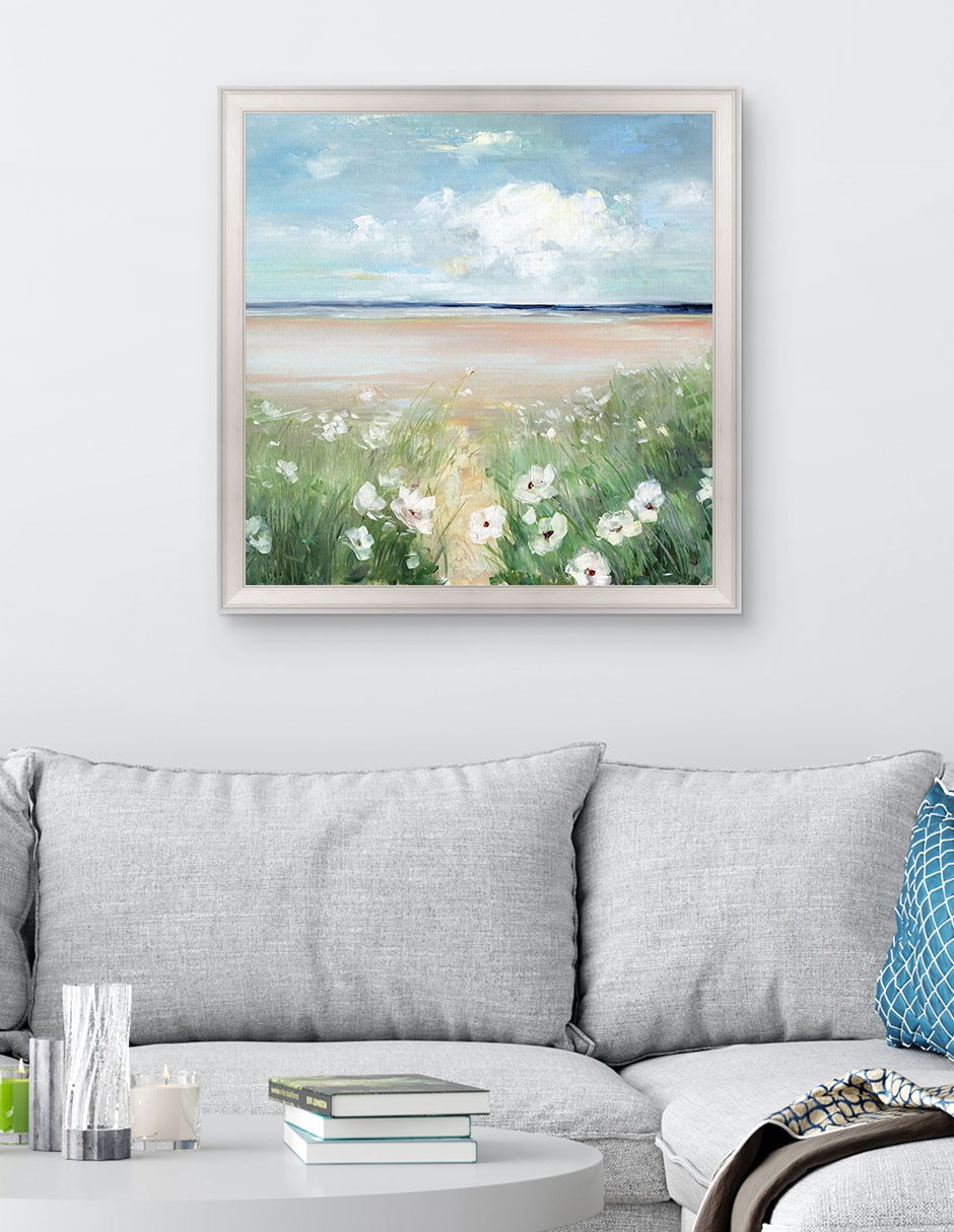 Cuadro decorativo Flores silvestres oceánicas de Sally Swatland técnica mixta 4