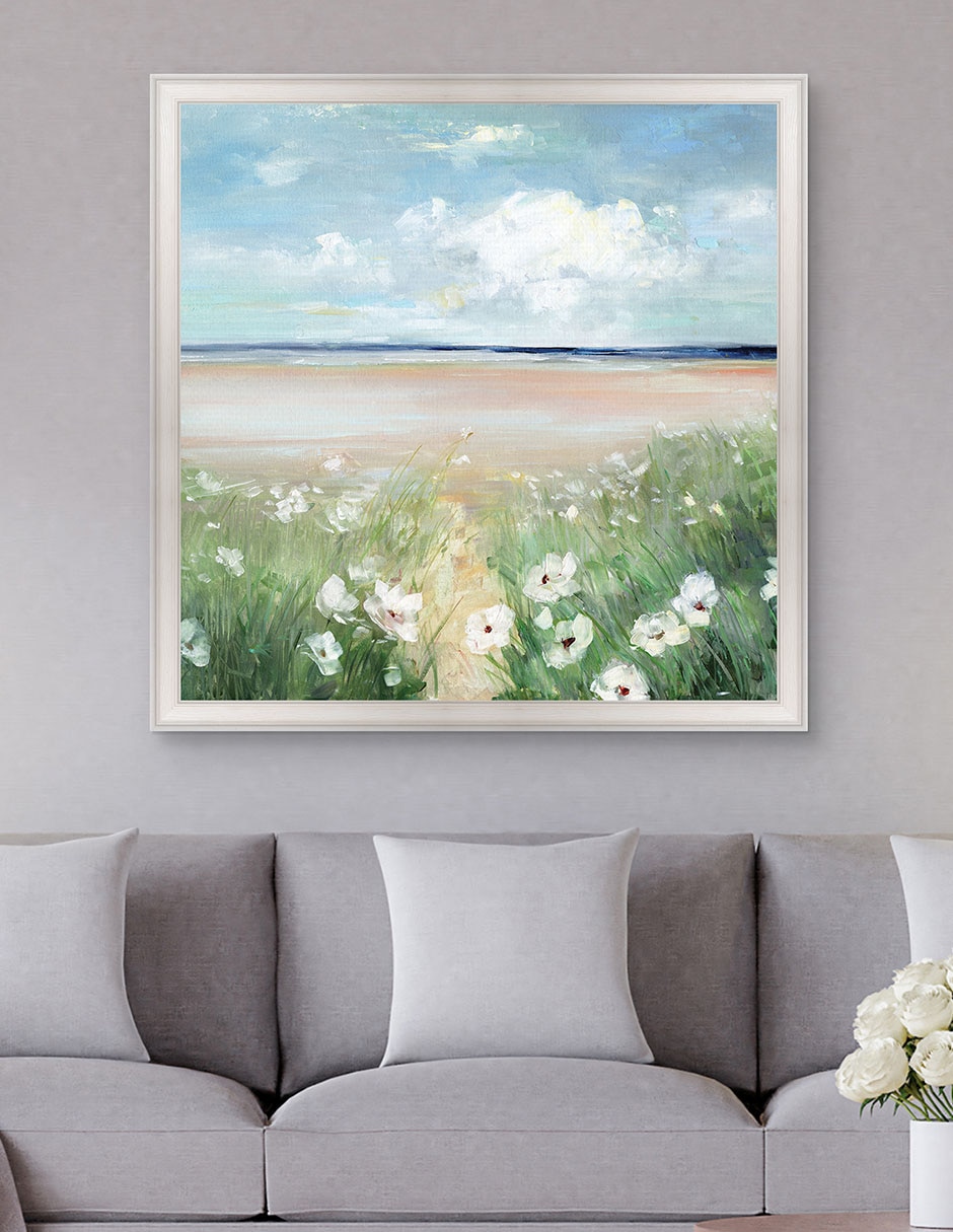 Cuadro decorativo Flores silvestres oceánicas de Sally Swatland técnica mixta 2