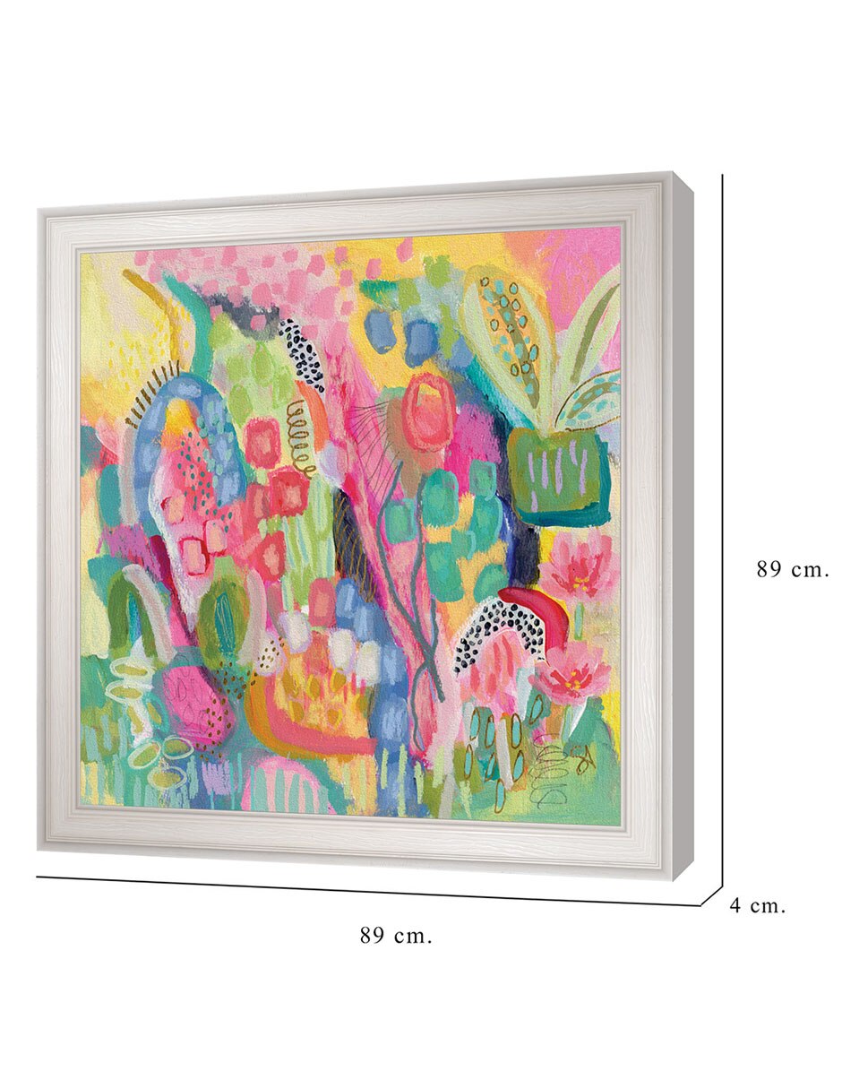 Cuadro decorativo Suelto y libre de Suzanne Allard técnica mixta 8