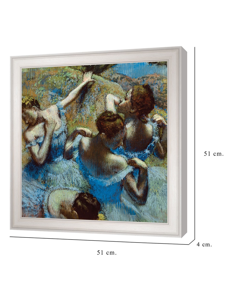 Cuadro decorativo Degas – Bailarinas en azul de Portfolio Arts Group técnica mixta 8