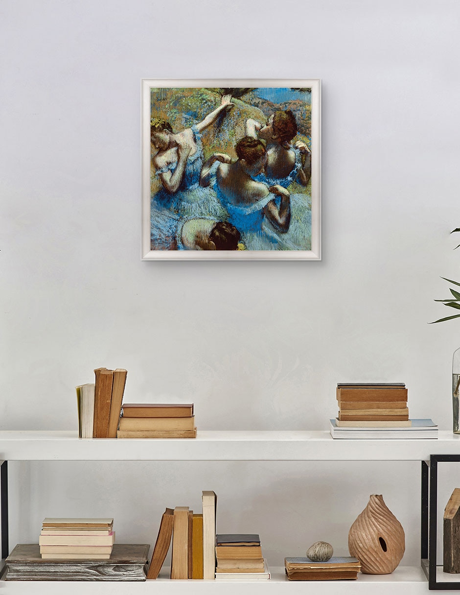 Cuadro decorativo Degas – Bailarinas en azul de Portfolio Arts Group técnica mixta 3