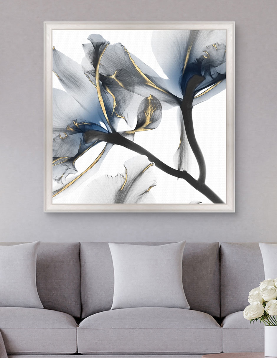 Cuadro decorativo Brillo índigo ciclamen 2 de Albert Koetsier técnica mixta 3