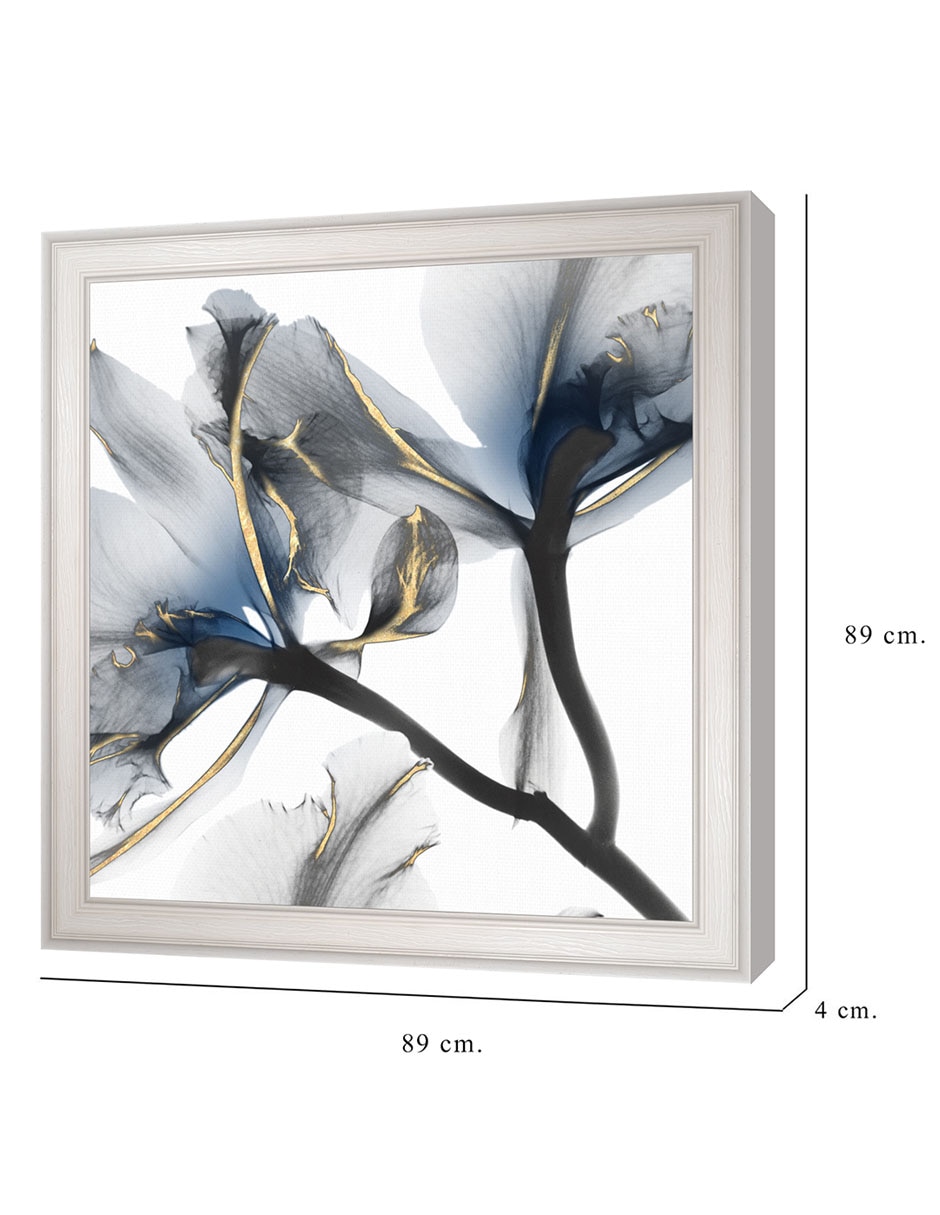 Cuadro decorativo Brillo índigo ciclamen 2 de Albert Koetsier técnica mixta 2