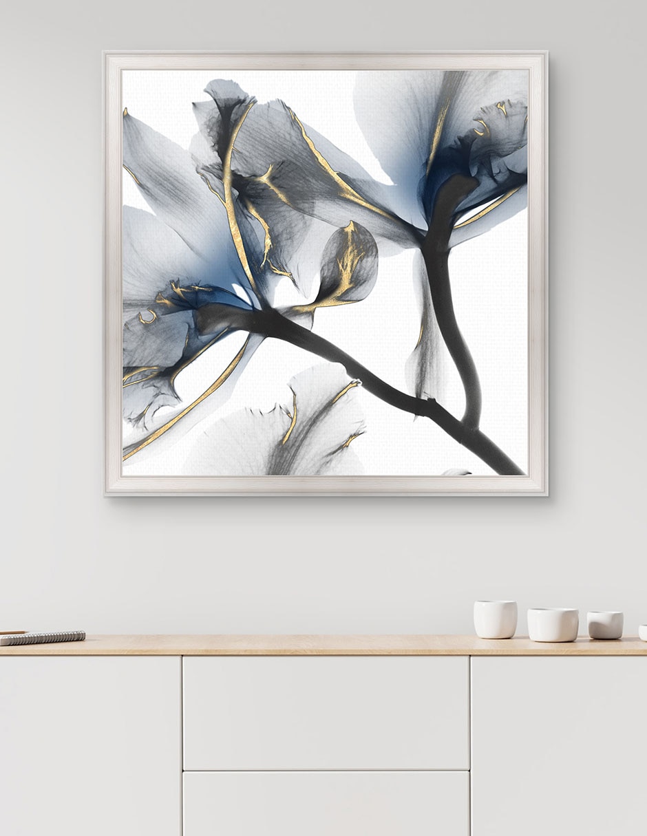 Cuadro decorativo Brillo índigo ciclamen 2 de Albert Koetsier técnica mixta 4