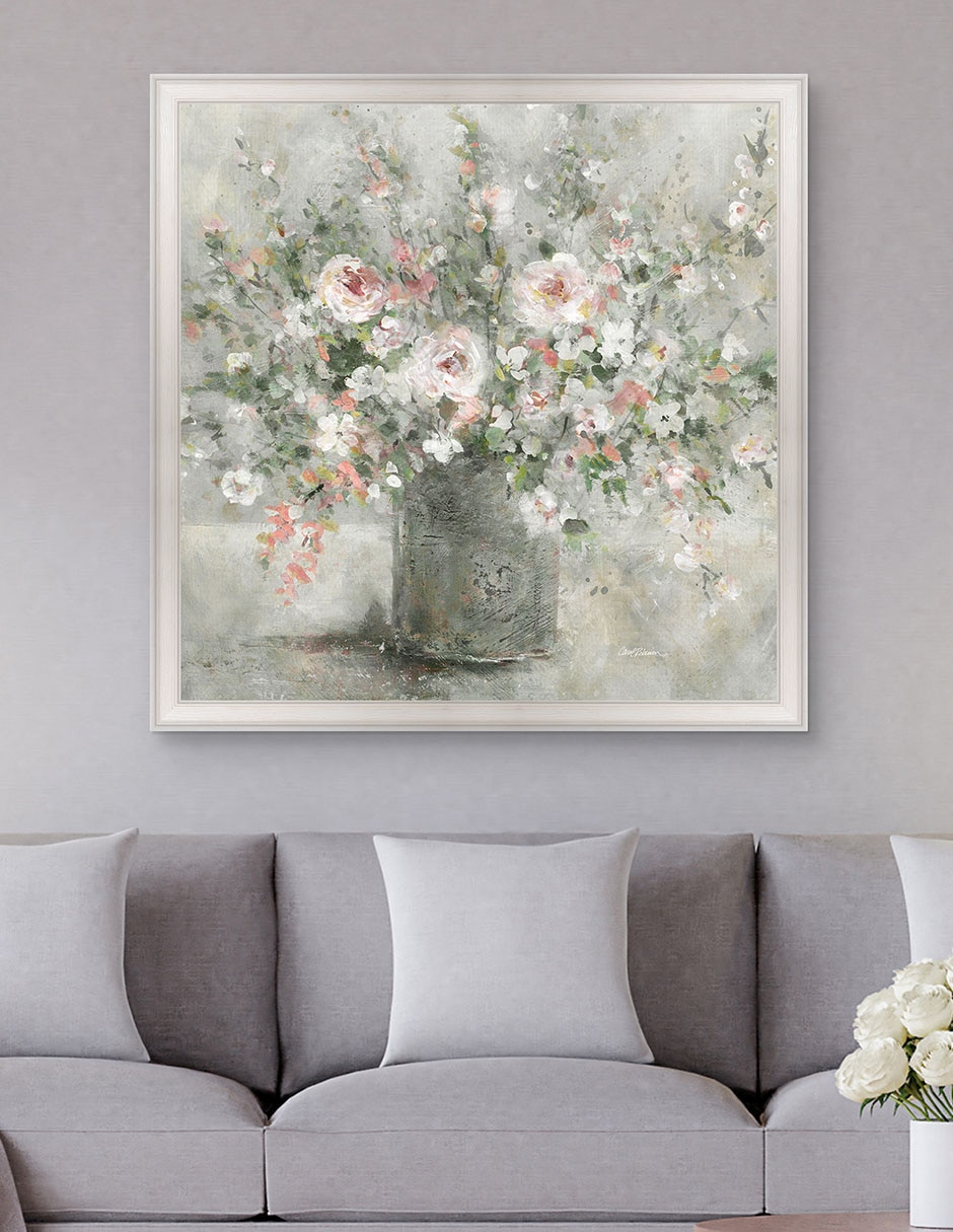 Cuadro decorativo Encanto Floral de Carol Robinson técnica mixta 2