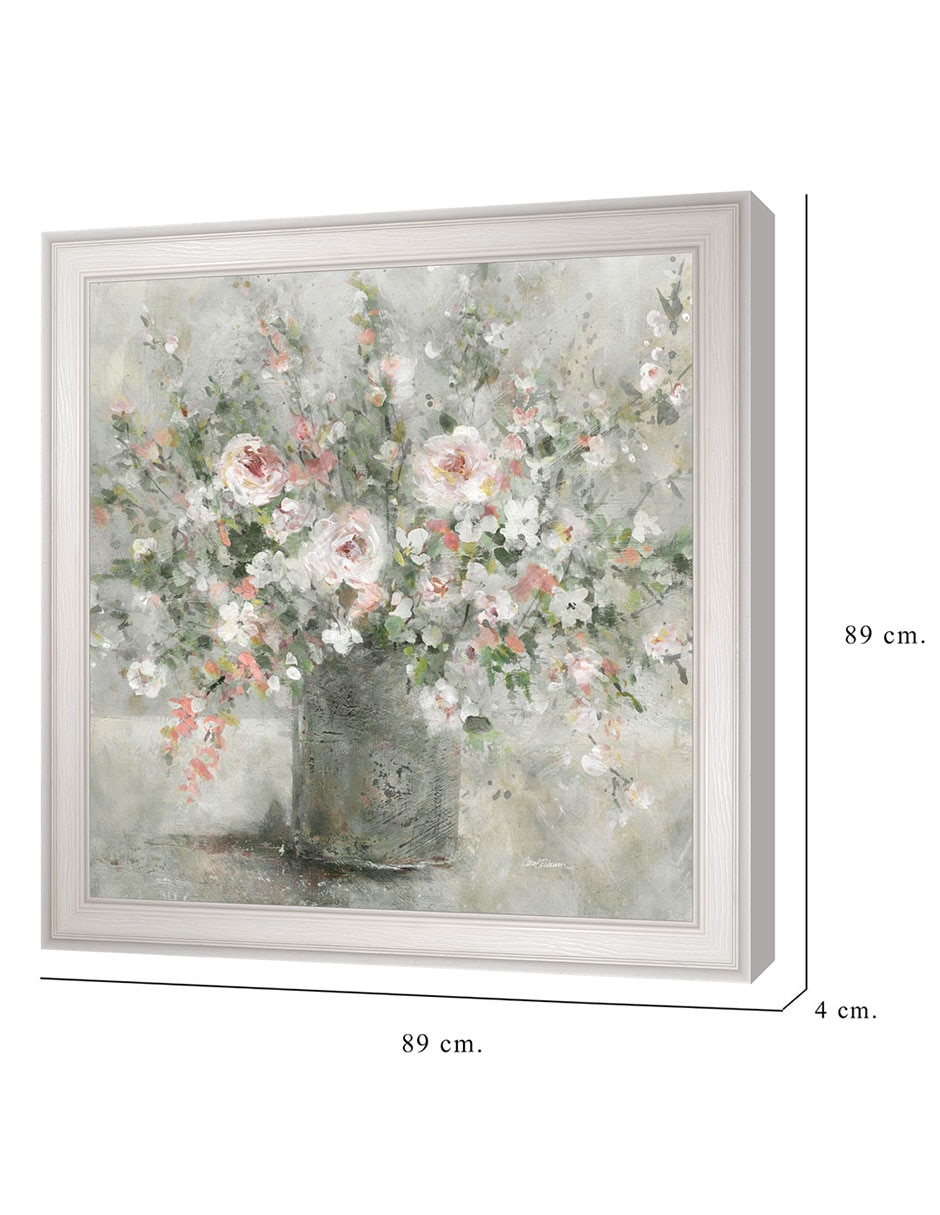 Cuadro decorativo Encanto Floral de Carol Robinson técnica mixta 8