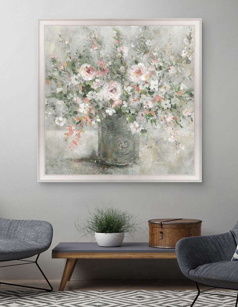 Cuadro decorativo Encanto Floral de Carol Robinson técnica mixta 4