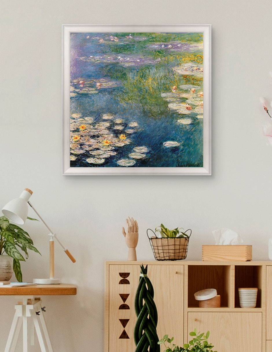 Cuadro decorativo Nenúfares en Giverny 1908 de Masters Collection técnica mixta 2
