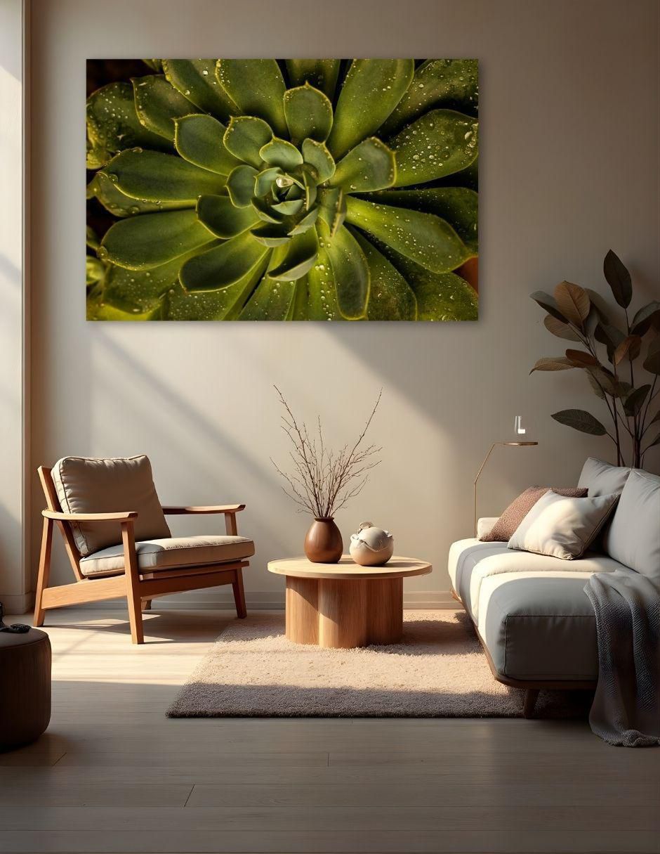 Cuadro decorativo Planta Suculenta 2