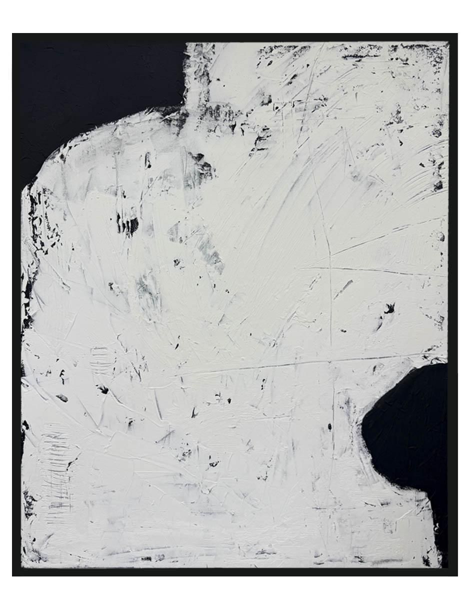 Pintura Blacky I técnica acrílico Minimalista