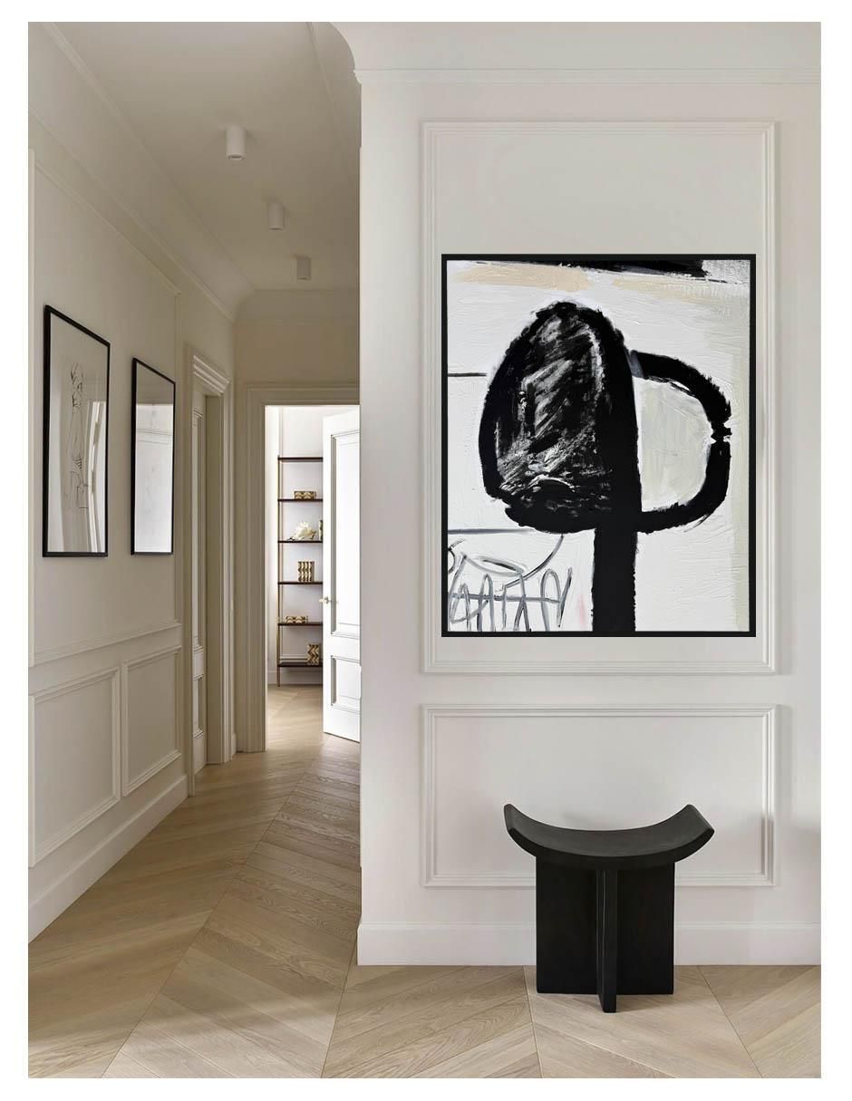 Pintura Blacky II técnica acrílico Minimalista 3