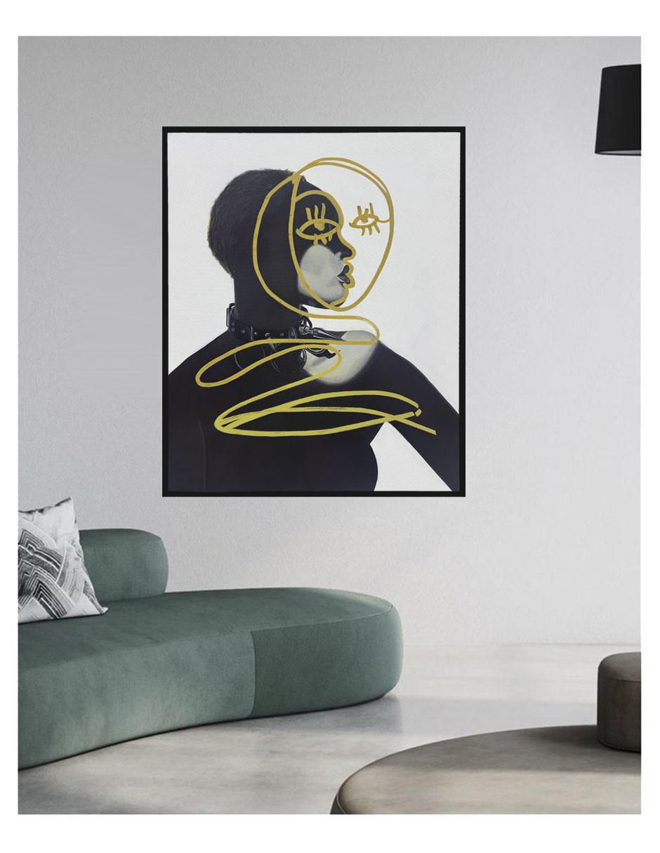 Pintura Alter Ego técnica acrílico Minimalista 2