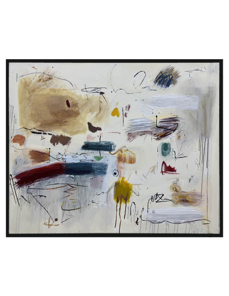 Pintura Chaos técnica acrílico Minimalista