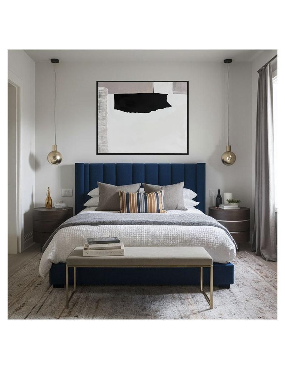 Pintura Contraste I técnica acrílico Minimalista 4