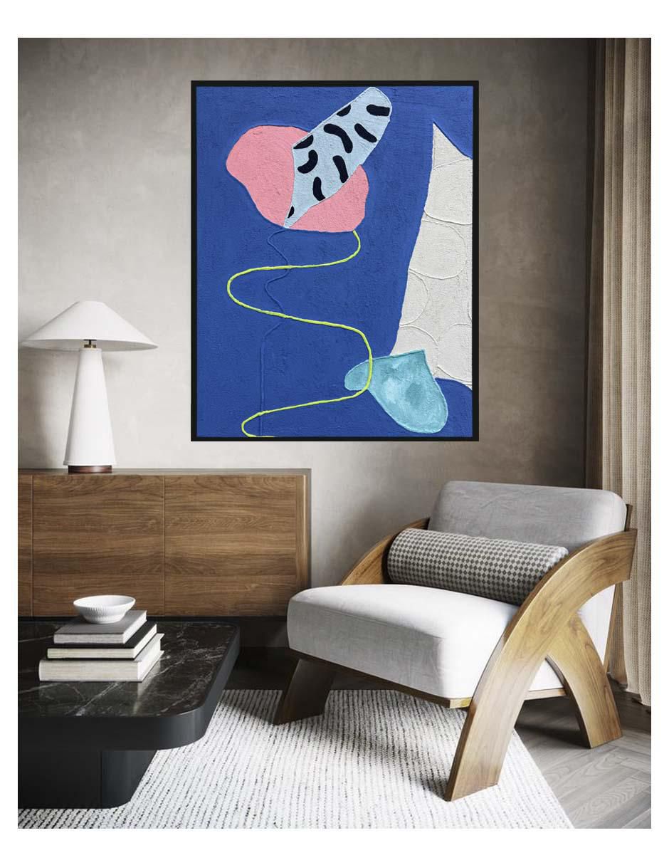 Pintura Orbita técnica mixta Minimalista 4