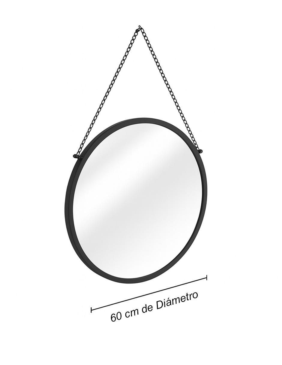 Espejo circular cadena 4