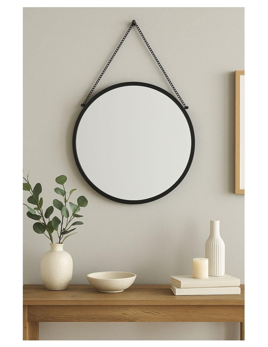 Espejo circular cadena 3