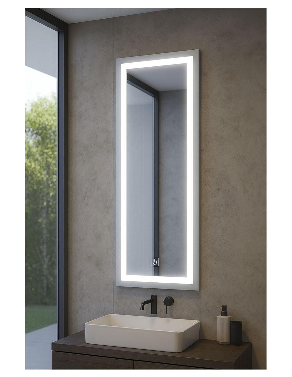 Espejo con luz rectangular 2
