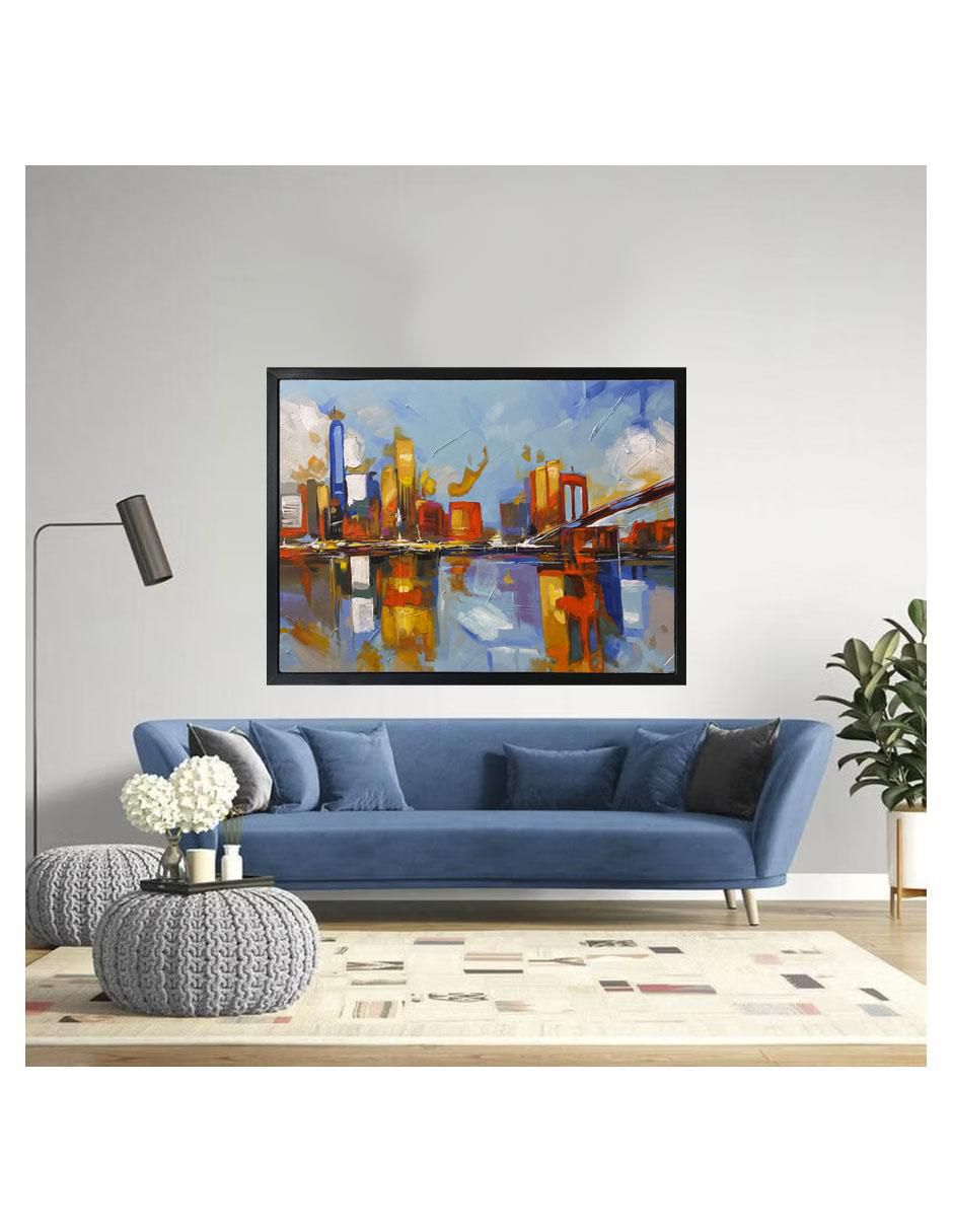 Pintura City II técnica acrílico Ciudades 2