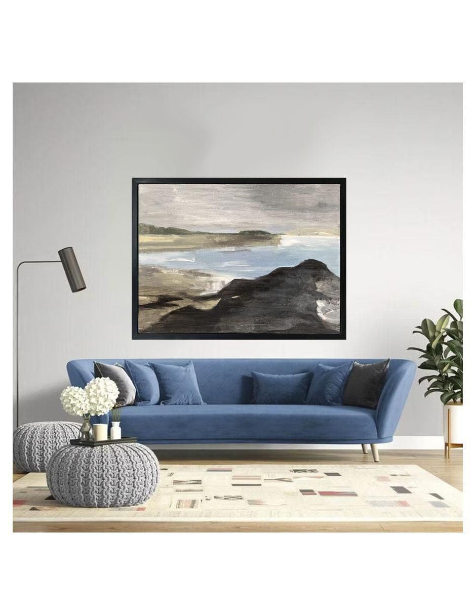 Pintura Paisaje Frío técnica acrílico Abstracto 2