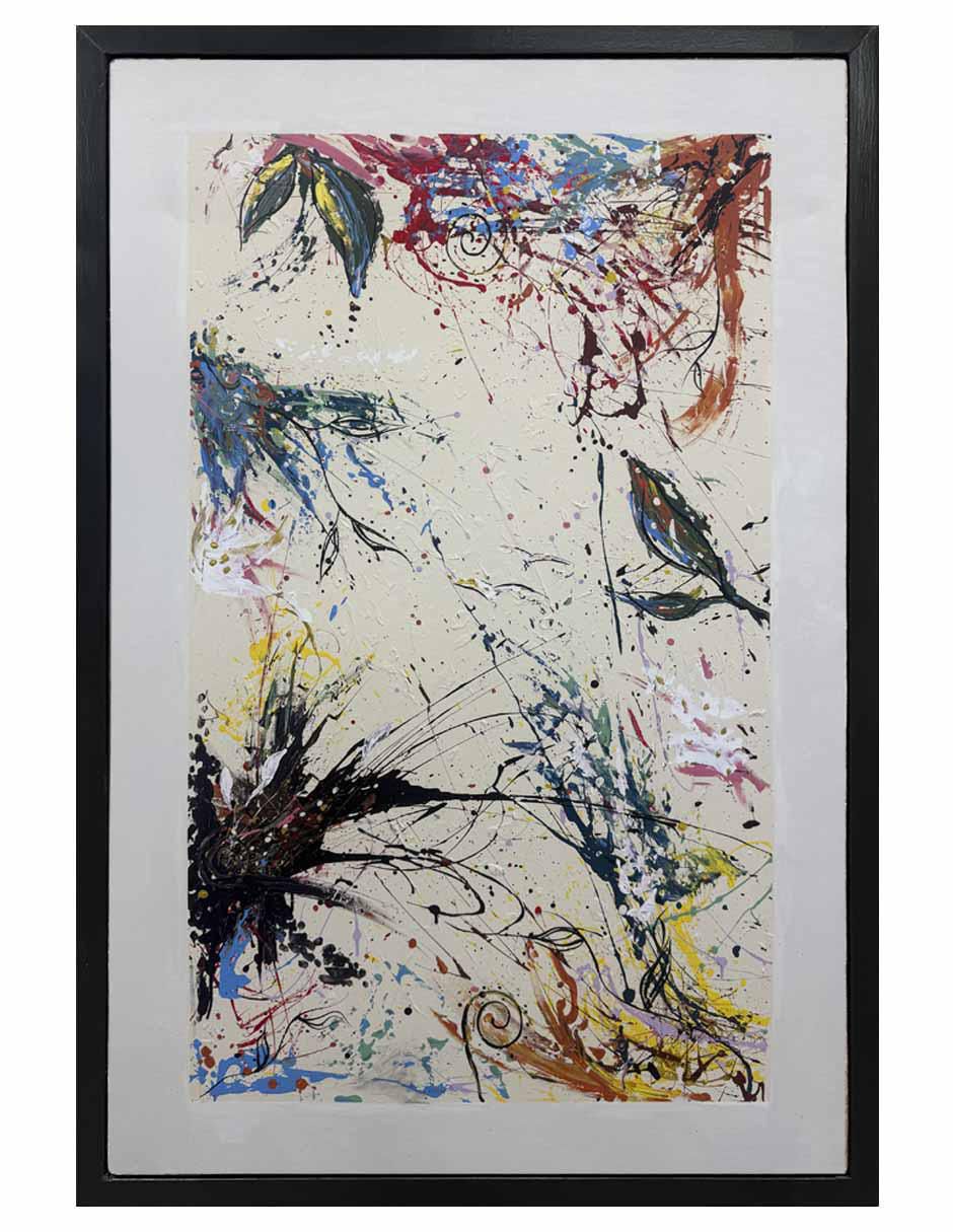 Pintura Freedom técnica mixta Abstracto