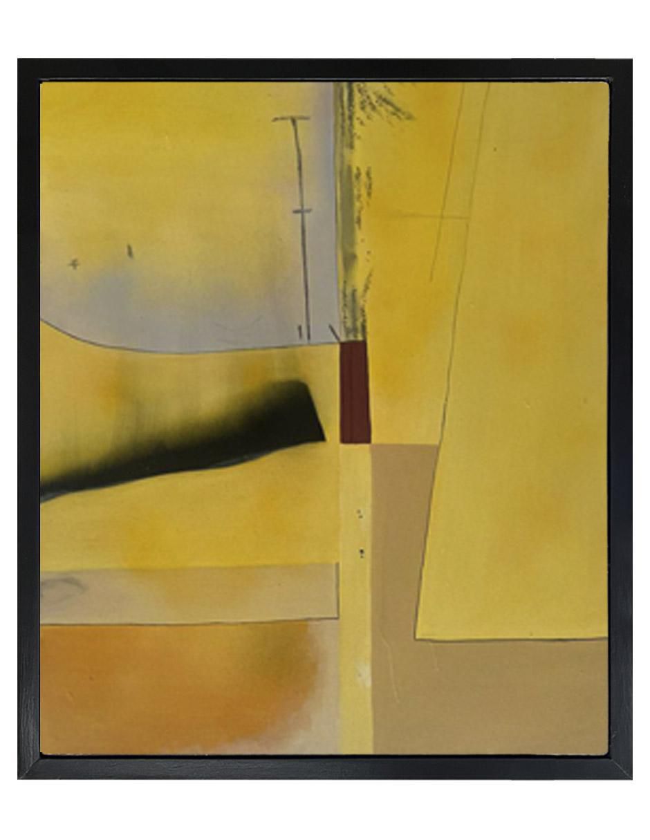Pintura Yellow técnica acrílico abstracto Pintura Yellow técnica acrílico abstracto