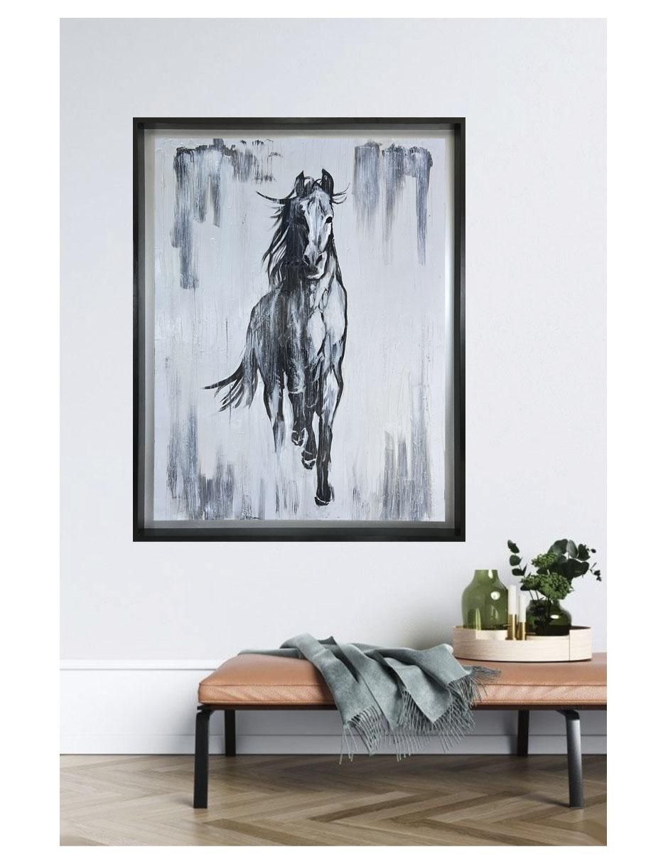 Pintura Veloz mixta Caballos 5