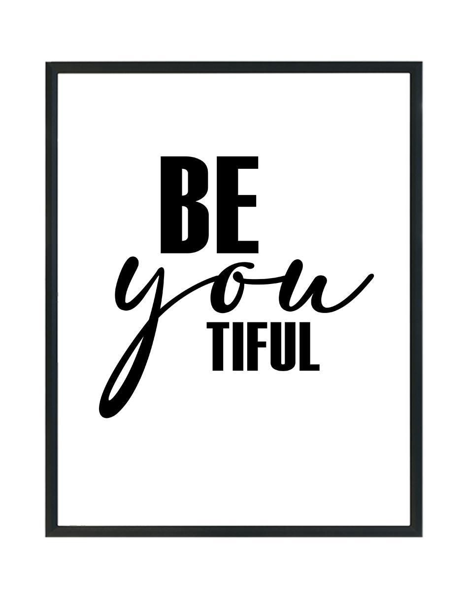 Cuadro decorativo Be you Tiful