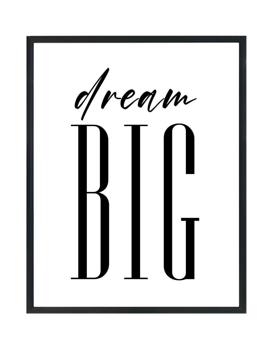 Cuadro decorativo Dream Big