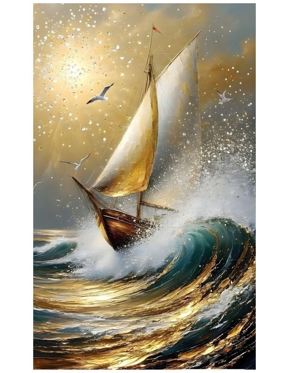 Cuadro decorativo Paisaje Velero
