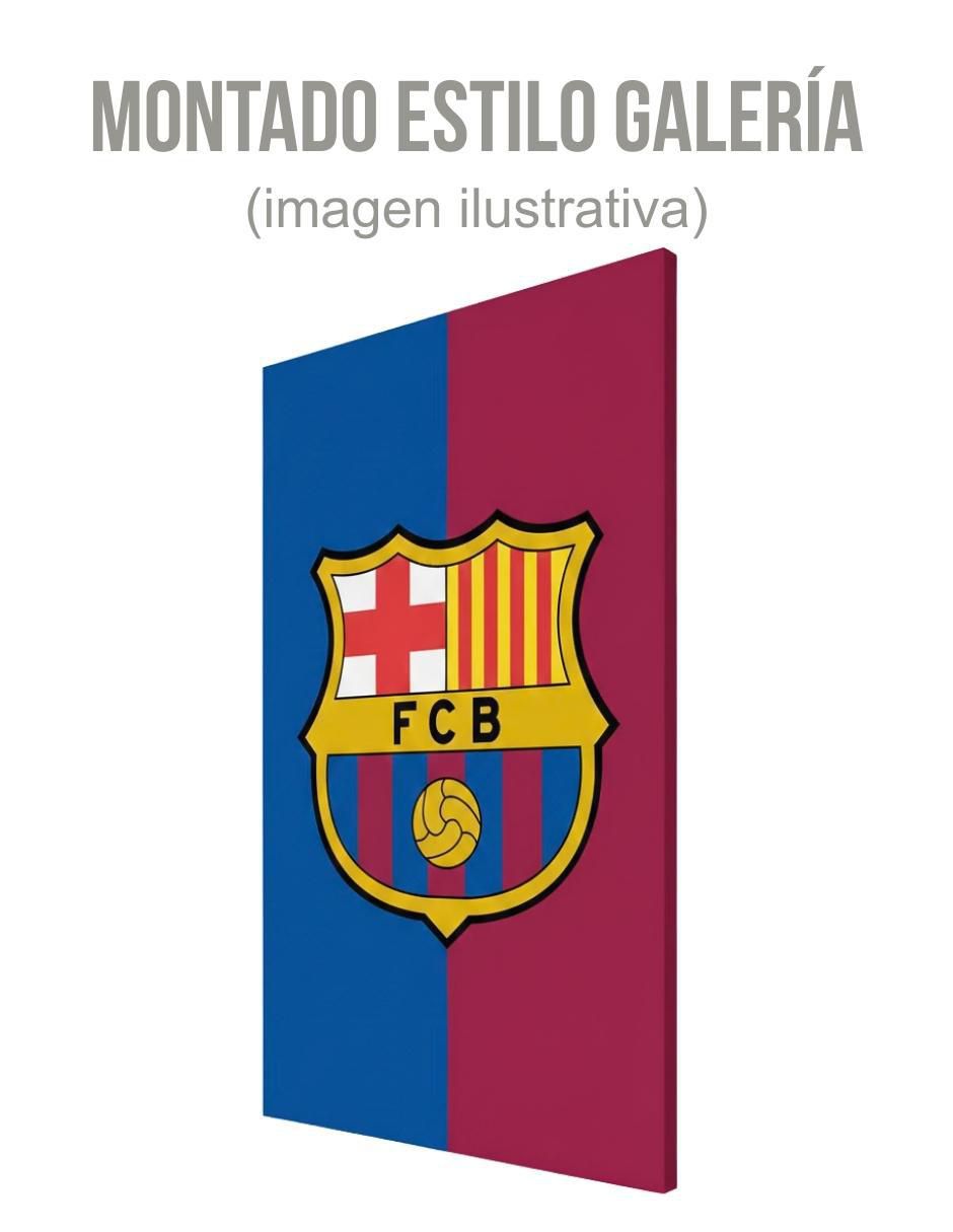 Cuadro decorativo fútbol escudo barcelona 90 x 122 cm 5