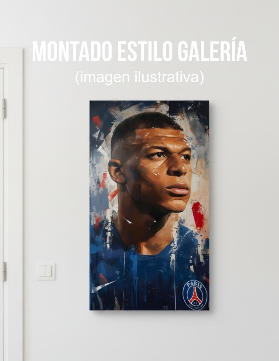 Cuadro decorativo Fútbol Mbappé 3