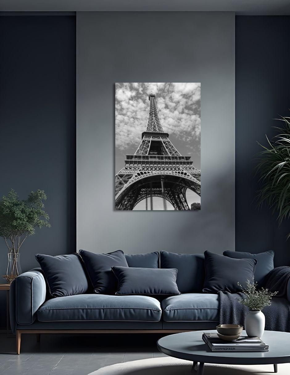 Cuadro decorativo paisaje torre Eiffel 40 x 60 cm 2