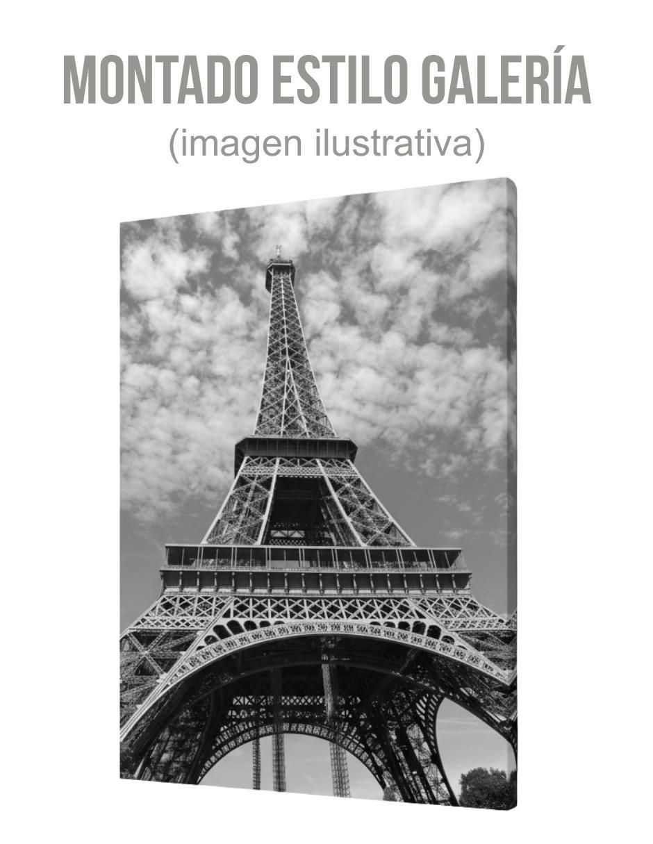 Cuadro decorativo paisaje torre Eiffel 40 x 60 cm 3