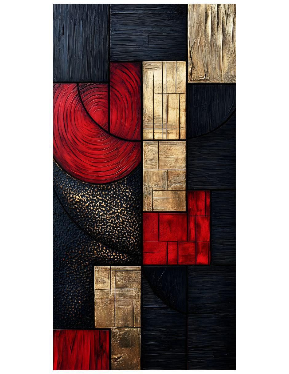 Cuadro decorativo Geométrico texturas