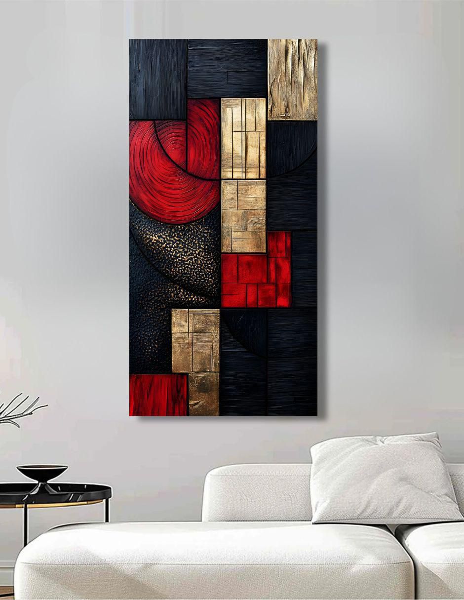 Cuadro decorativo Geométrico texturas 2