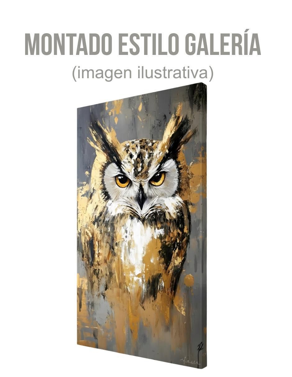 Cuadro decorativo búho 3