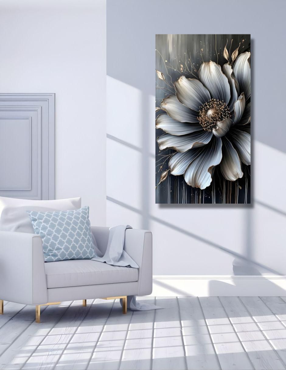 Cuadro decorativo Flor de Obsidiana 2